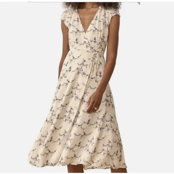 Reformation | Dresses | Nwt Reformation Carina Ivory Floral Wrap Midi Dress Size Small Emmaline Print | Poshmark Reformation | Dresses | Nwt Reformation Carina Ivory Floral Wrap Midi Dress Size Small Emmaline Print | Poshmark